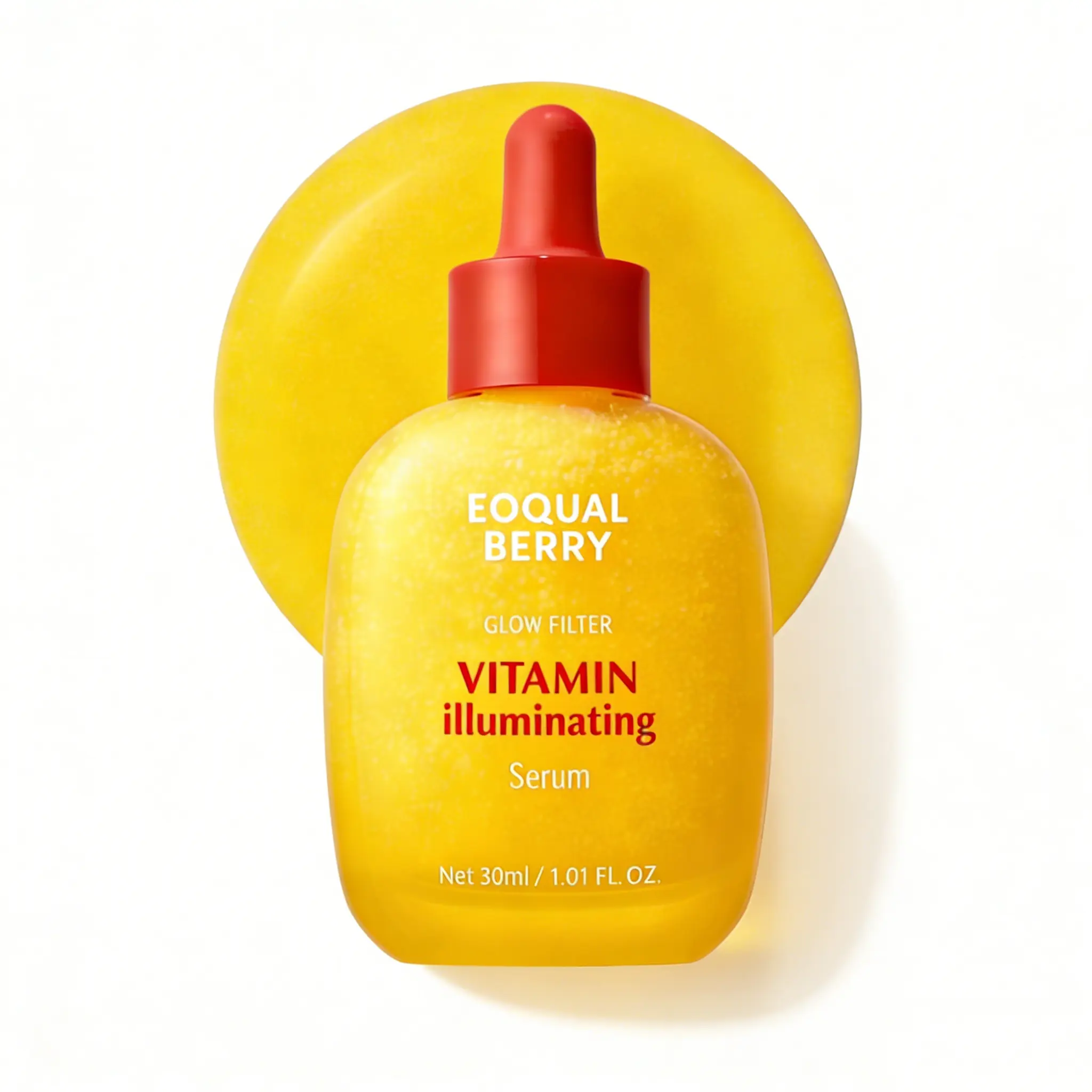 EQQUALBERRY Vitamin Illuminating Serum -BrighteningVitamin C Serum withNiacinamide IStrengthensskinbarrierlHydrates using Ceramide andHyaluronicAcid,1.01oz /30ml