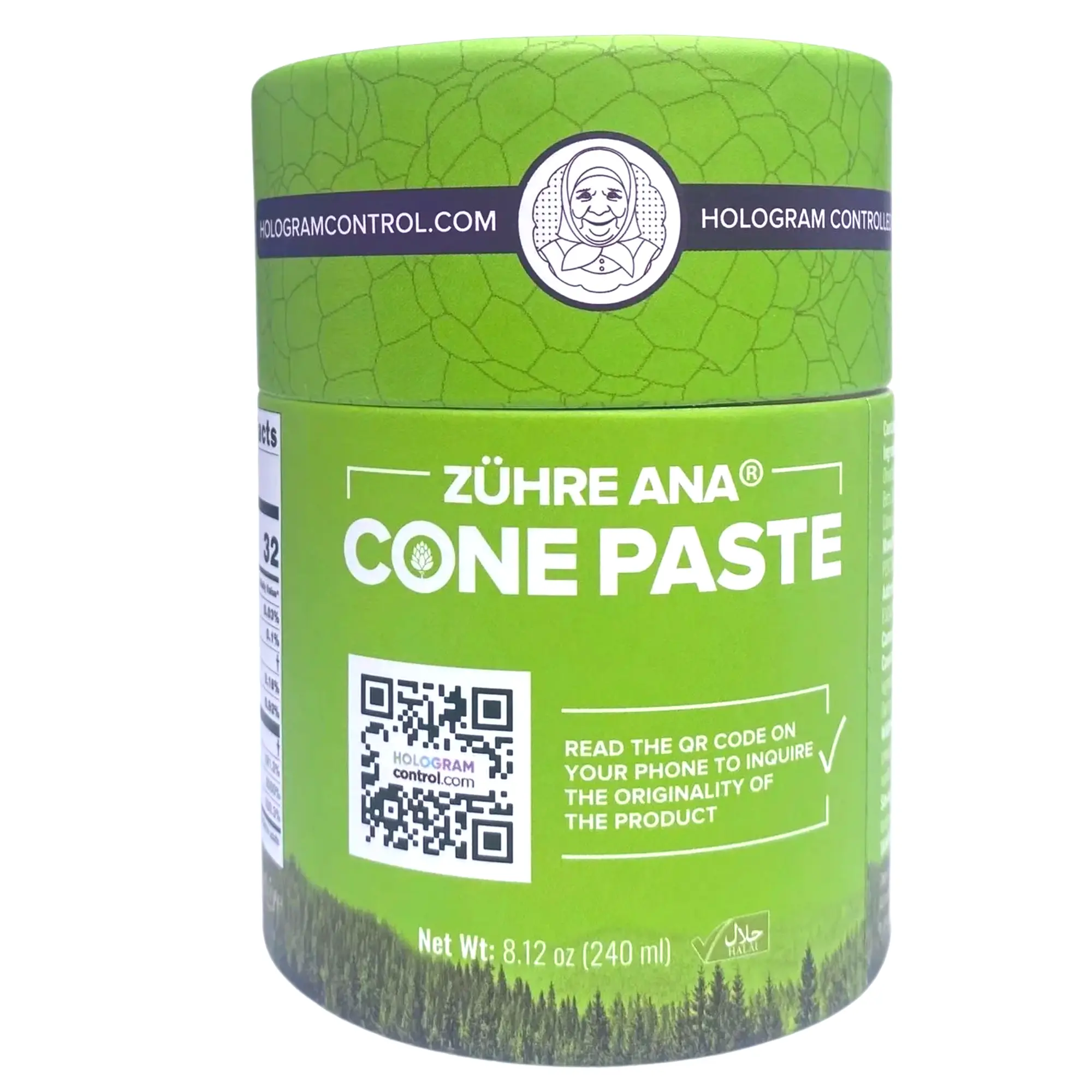 Zuhre Ana Pine Cone Paste - Alpha Pinene Helps with Shortness of Breath Relief, Coughing Symptoms, Sore Throat, Immune Support & Enhanced Energy (8 oz) (Pack of 1) Supplement Natural