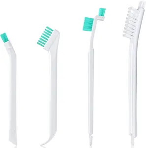 Small Cleaning Brushes Set, 4 pcs Crevice Household Cleaning Tool for Window Track Groove Sliding Door Bottle Gaps Humidifier Baseboard, Tiny Detail Scrub Cleaner Tool Gadget Kitchen Bathroom Set