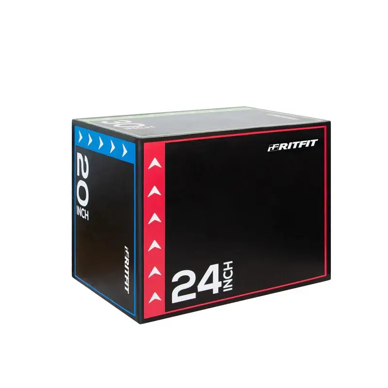 RITFIT 3-in-1 Plyo Box Jump Platform – At Home Gym Equipment, Soft Balance Training Gear with Foam Block, Foam Mat, and Padding