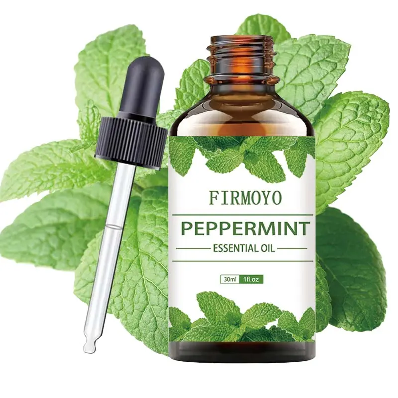 Firmoyo Peppermint Essential Oil, Alcohol-Free, Natural Ingredients, Aromatherapy, Suitable for Skin, Hair, Body, Diffuser Oils Scents For Home, Scented Oil, Shower, Massage, 100ML, Unisex