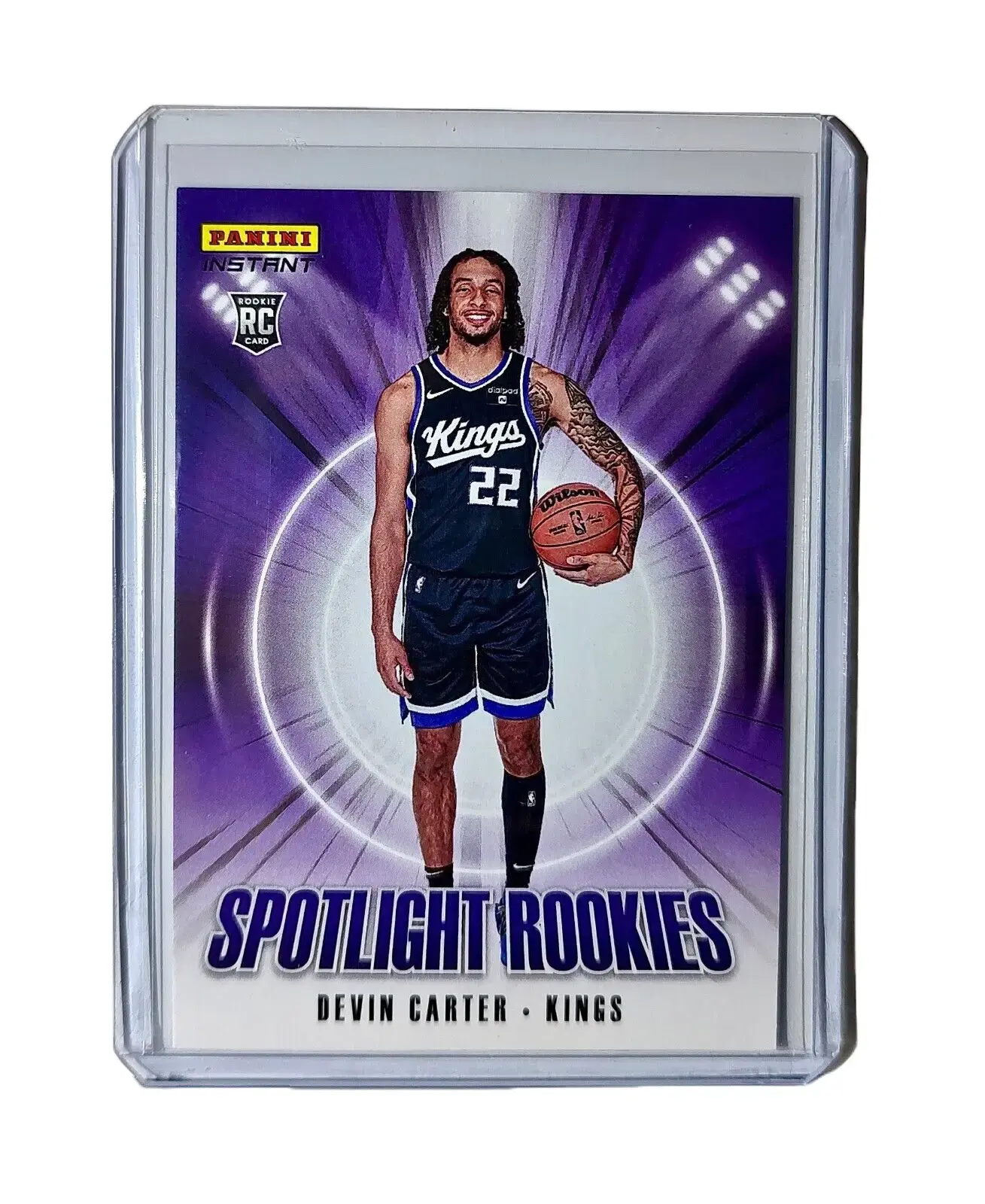 Devin Carter Rookie 2024-25 Panini Spotlight Rookies NBA #13 Kings 1 of 170