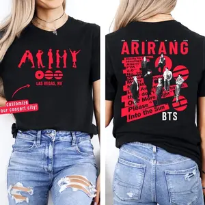 Custom Arirang Shirt, Bangtan Boys T-shirt, World Tour 2026 Tee, Concert Merch Gift VEQ