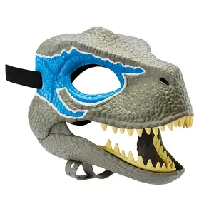 Funny Velociraptor Dinosaur Mask – Realistic Costume for Adults, Kids & Pets