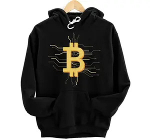 Modern BTC Bitcoin Pullover Hoodie