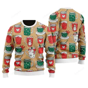 Eat Drink Be Tacky Holiday Sweater, Ugly Sweater For Men & Women