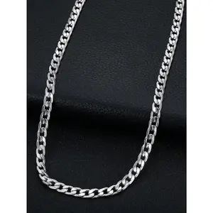 The Simple Silver Stainless Steel Men's Necklace Creates A Casual Yet Exquisite Dressing Style, Making It An Ideal Accessory for Trendy People To Wear on A Daily Basis and Give Gifts During Holidays