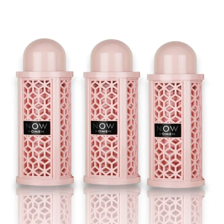 Lattafa Perfumes Women's Rave Now 3-Pack Eau De Parfum (EDP), 3 to 3.9 fl oz (100 ML) Alcohol Base Multi-Pack Fragrance with Wood & Blush Pink Vanilla Notes