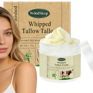 Whipped Tallow Face Cream Repair Damaged Skin Even Skin Tone Deep Moisturizing Nourishing Body Lotion Improve Dryness Skin Care