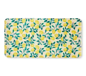 Draper James Lemon Blossom 20"x39" Anti Fatigue Kitchen Mat