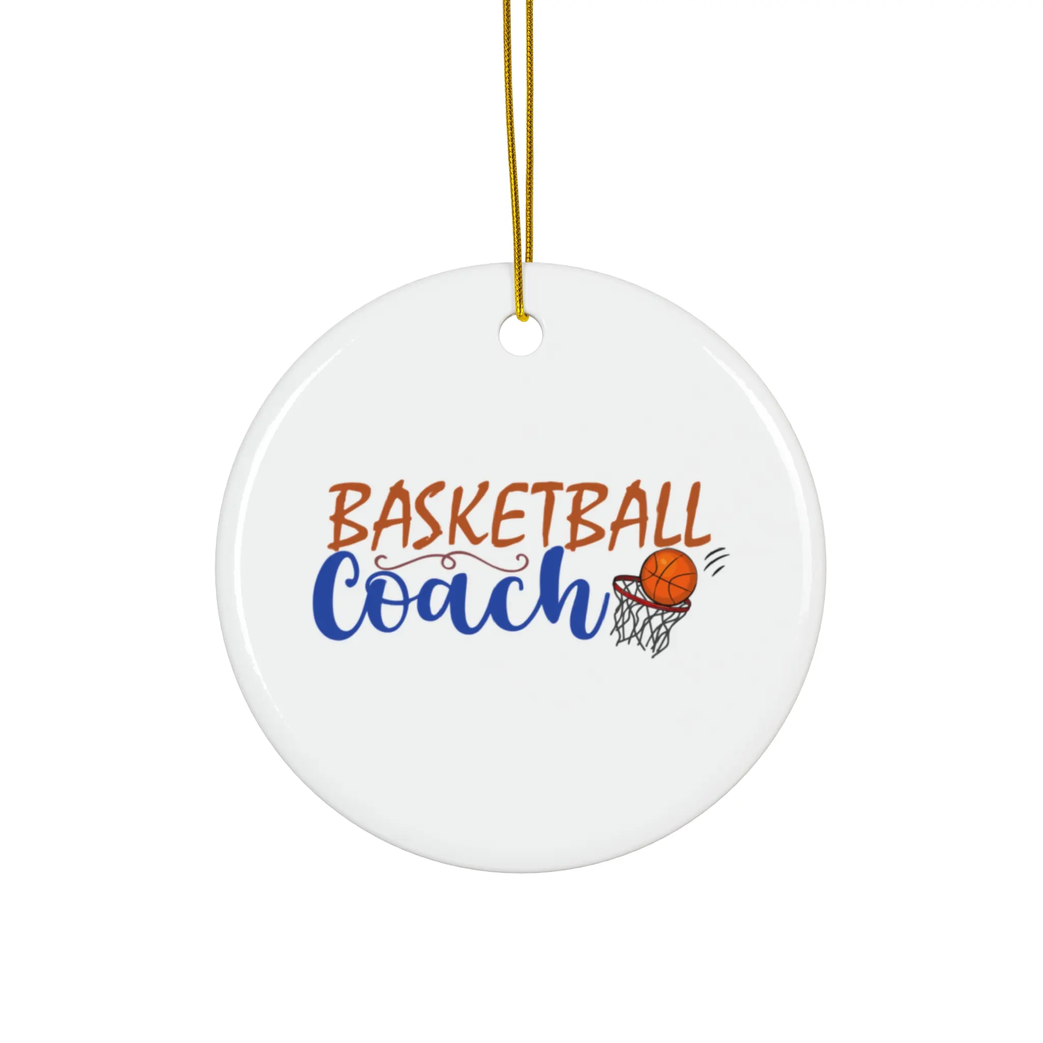 BASKETBALL COACH ORNAMENT