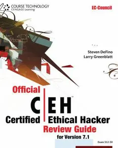 USED-Official Certified Ethical Hacker Review Guide: For Version 7.1 (with Premium Website Printed Access Card and CertBlaster Test Prep Software Printed Access Card) (EC-Council Press) by Steven DeFino (Paperback)