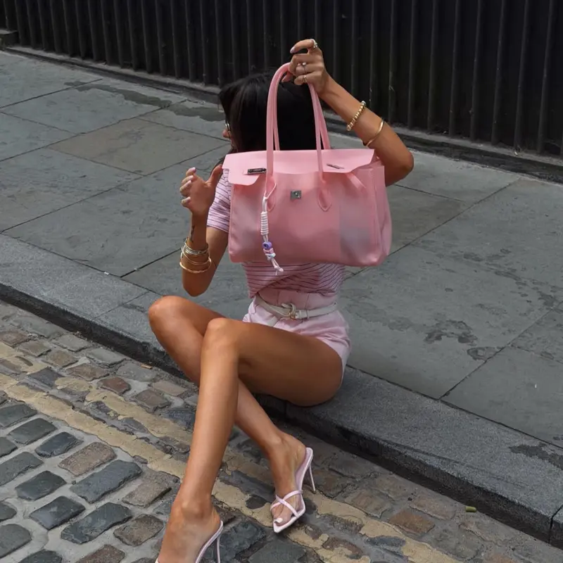 Jelly Carryall Tote non transparent
