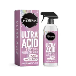 Homonth Wheel Cleaner, Rust Removal & Dust Protection Foam, Car Tire Care Solution, Effective Cleaning Agent