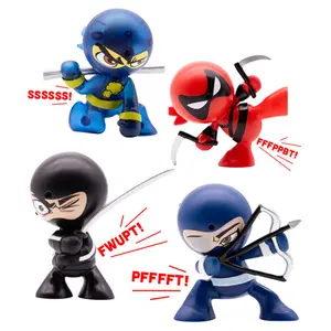 Fart Ninja - The Ultimate Surprise Fart Attack Toy with 10 Di-stink-t Sounds and Motion-Activated Action for Fun Random Styles