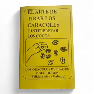 El Arte de Tirar los Caracoles e Interpretar los Cocos Book | Libro Afro-Cuban Santeria Divination Guide – Los Oráculos de Biague y Diloggún, Yoruba Ifá Spiritual Wisdom in Spanish