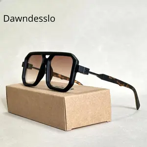 2024 Vintage Fashion Sun Protection Sunglasses — Square Retro Shades for Men & Women, Trendy Styles
