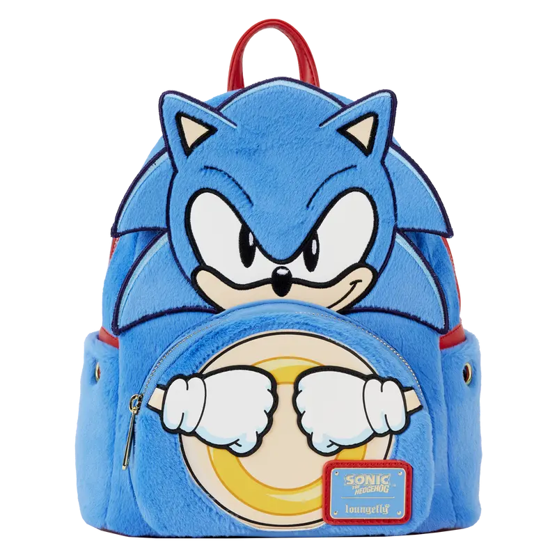 Sonic the Hedgehog Classic Cosplay Plush Mini Backpack