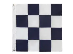 360 stand Handcrafted Nautical Alphabet Navy Code Signal Flag (Letter N, 24x24 in) - Personalized Nylon Fabric Flags, Double Stitched Wall Decor Bedroom Backdrop, Bold Colors Outdoor Banner, Personalized Flags, Wall Hanging Backdrop