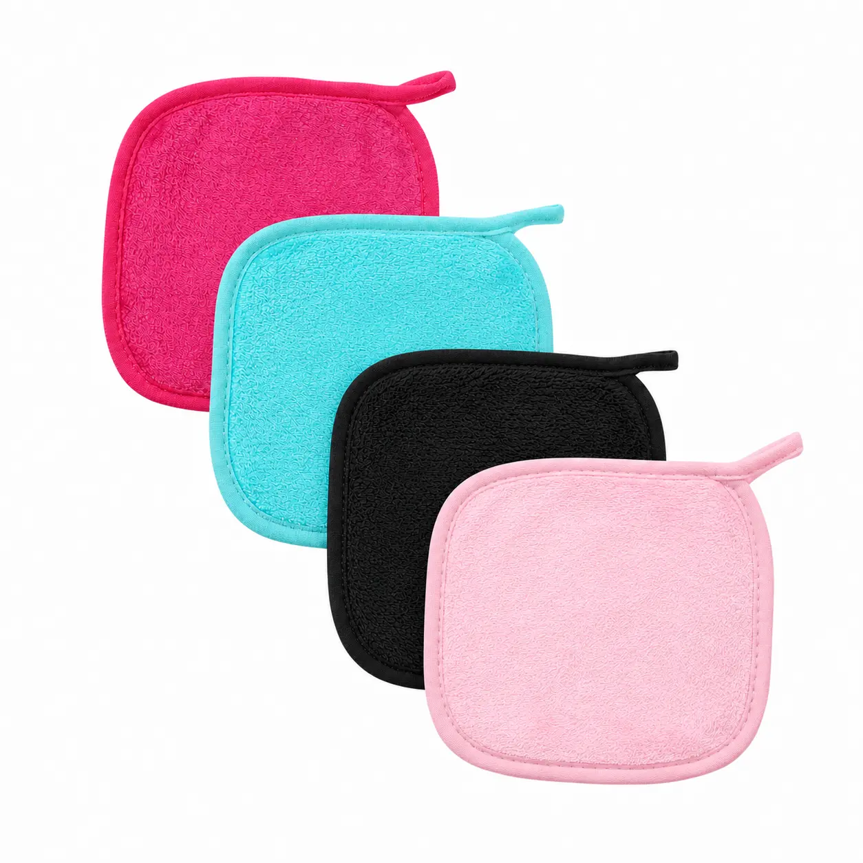 Men's Workwear Uniform 1pcs Square Shape Polyester Cleaning Cloth with Lanyard Loop, Ideal for Kitchen Users, Suitable for Catering & Outdoor Needs