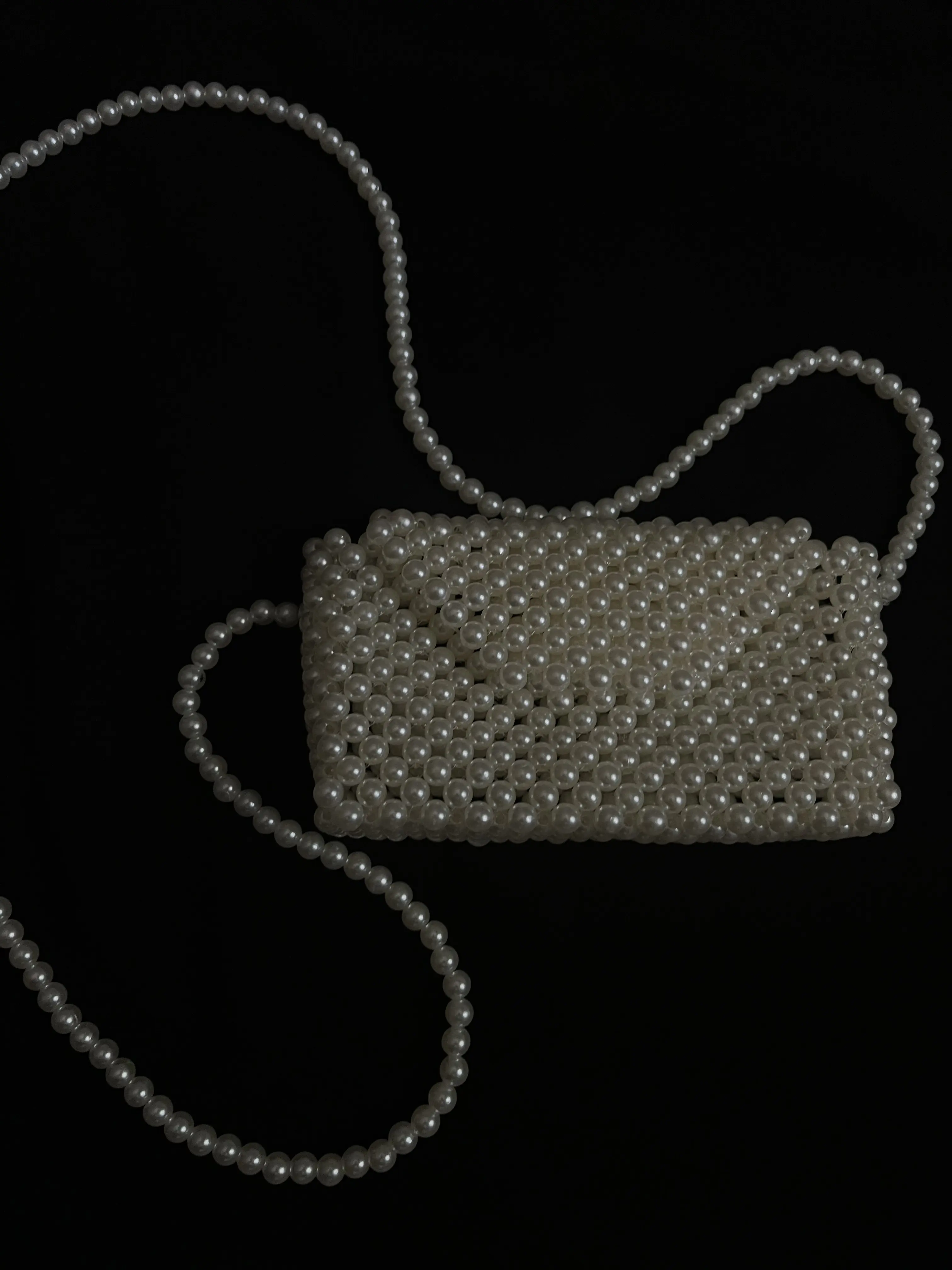 Handmade Beaded Pearl Purse for Women - Customizable