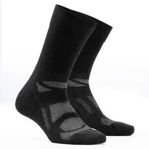 2 Pairs AKASO Merino Wool Hiking Socks Buy 1 Get 1 Warm Crew Length, Cushioned, Thermal, Moisture For Athletic Winter for Men Women Parents Skiing Running Outdoor Resistant Cold