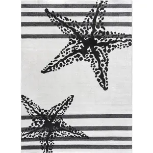 Minnie Coastal Starfish Area Rug