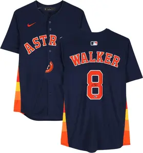 Christian Walker Houston Astros Autographed Navy Nike City Connect Replica Jersey - Fanatics Authentic Certified