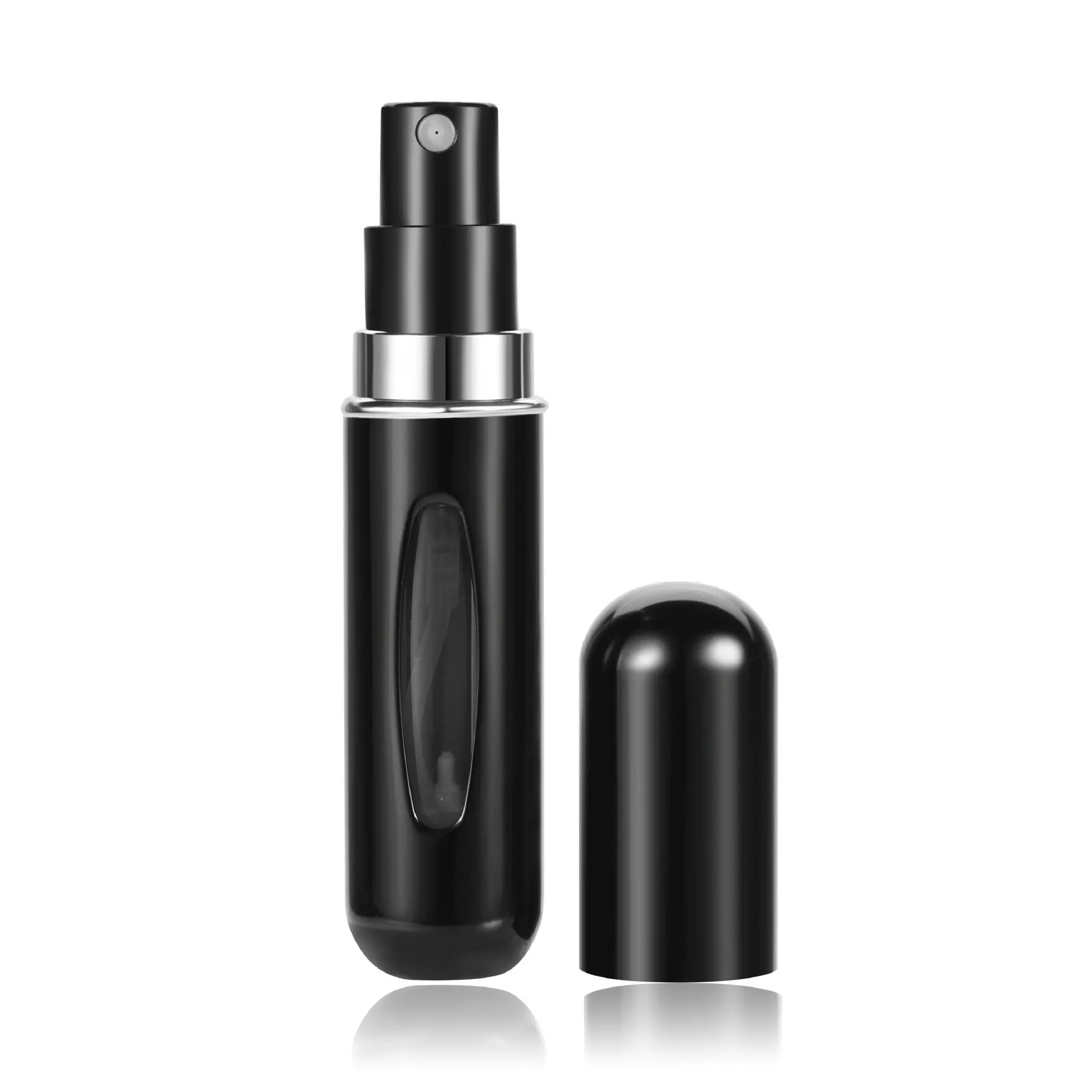 Portable Travel Perfume Bottle, Reusable Plastic Scent Dispenser, Press Spray Design, Multiple Colors Available, Ideal for Cosmetics Samples, Cosmetic Tool, Makeup