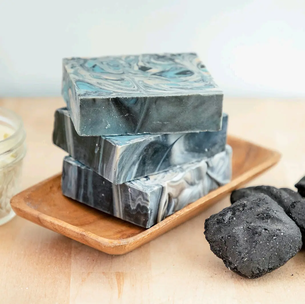 SOAPS BY LELA Men's Charcoal Soap, Tim McGraw Scented Daily Bath Bar with Olive Oil, Coconut & Lavender for a Silky, Moisturizing Lather, Aroma, Blend, Gift, Smooth