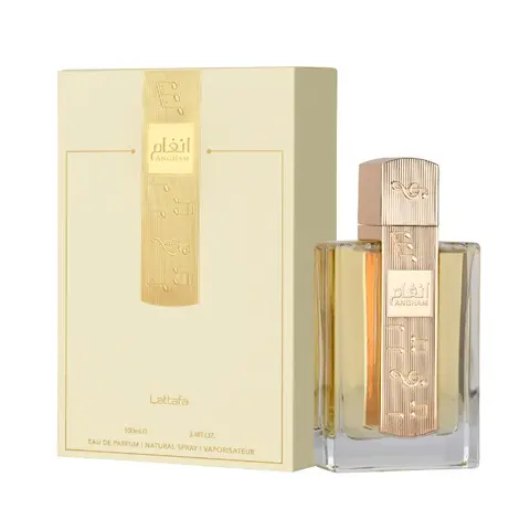 Lattafa Angham Eau de Parfum Spray for Unisex, 3.4 Ounce | Long Lasting Fragrance | Every day , winter scent.