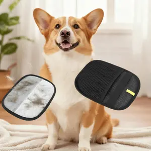 Pet Hair Removal Glove for Cats & Dogs, Upgraded Five-Finger Electrostatic Pet Hair Glove, Reusable Magic Brush Pet Hair Remover Tool for Laundry, Couch, Carpet, Car Seat