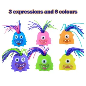 Funny Squeezing Monster Toy | Stress-Relief Interactive Plush | Cute Desktop Gadget