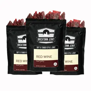 Fermented Grape Juice Flavored Beef Jerky 3-Pack Meat Snack
