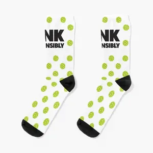 Dink Responsibly Pickleball Socks