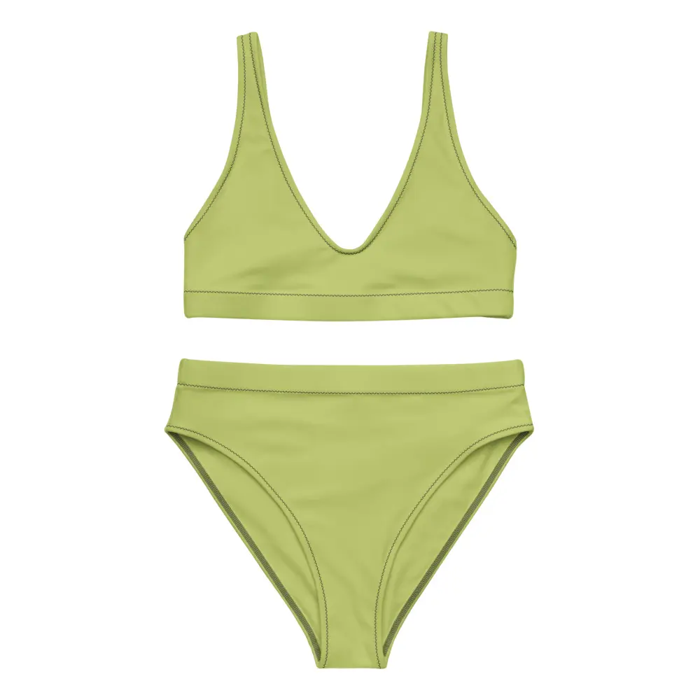 Recycled high-waisted bikini