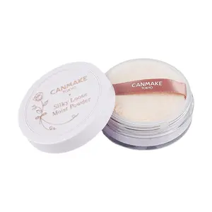 CANMAKE Tokyo Silky Loose Powder - Hydrating &  Lavender (02) - 6g, Japanese Makeup, Poreless Finish