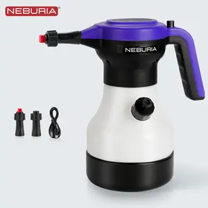 NEBURIA Electric Foam Sprayer,Purple,Rechargeable High Pressure Foam Cannon for Car Wash,Auto Detailing,Home,Industrial Cleaning,Professional Foam Sprayer with Smart Control Core,Ergonomic Handle,Portable Cordless Cleaner for Kitchen,Windows,Bathroom