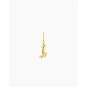 gorjana – Cowboy Boot Parker Charm – 18K Gold or Silver-Plated Clip-On Charm – Western-Inspired, Playful & Customizable Jewelry Accent