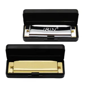 10 Hole 20 Tone Harmonica, 1 Count C-key Harmonica with Case, Musical Instrument for Blues Students, Birthday Gift