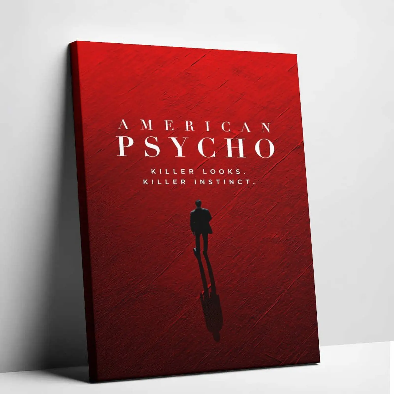 American Psycho Poster Classic Movie Merch Retro Aesthetic Canvas Wall Art Painting Patrick Bateman Wall Decor Room Decoration Cool Apartment Bedroom Poster Aesthetic Cozy Home Art Wall Hanging Novelty Gift Idea