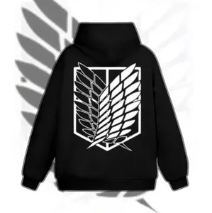 Attack On Titan Anime Eren Yeager Pullover Streetwear For Men And Women Harajuku Shingeki No Kyojin Hoodies T-shirts, Sweater, Hoodies – Suitable for All Genders