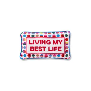 Best Life Needle Point Pillow