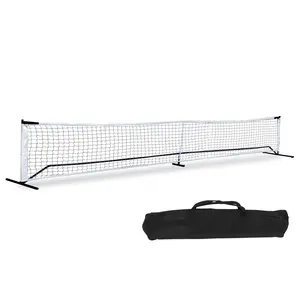 Segawe 22FT Portable Pickleball Tennis Net W/Stand, Net, Carry Bag Steel Poles Adult