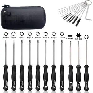(11pcs) Carburetor Adjustment Tool Set for Common 2 Cycle Carburetor Engine - Includes Carrying Case and Cleaning Brush