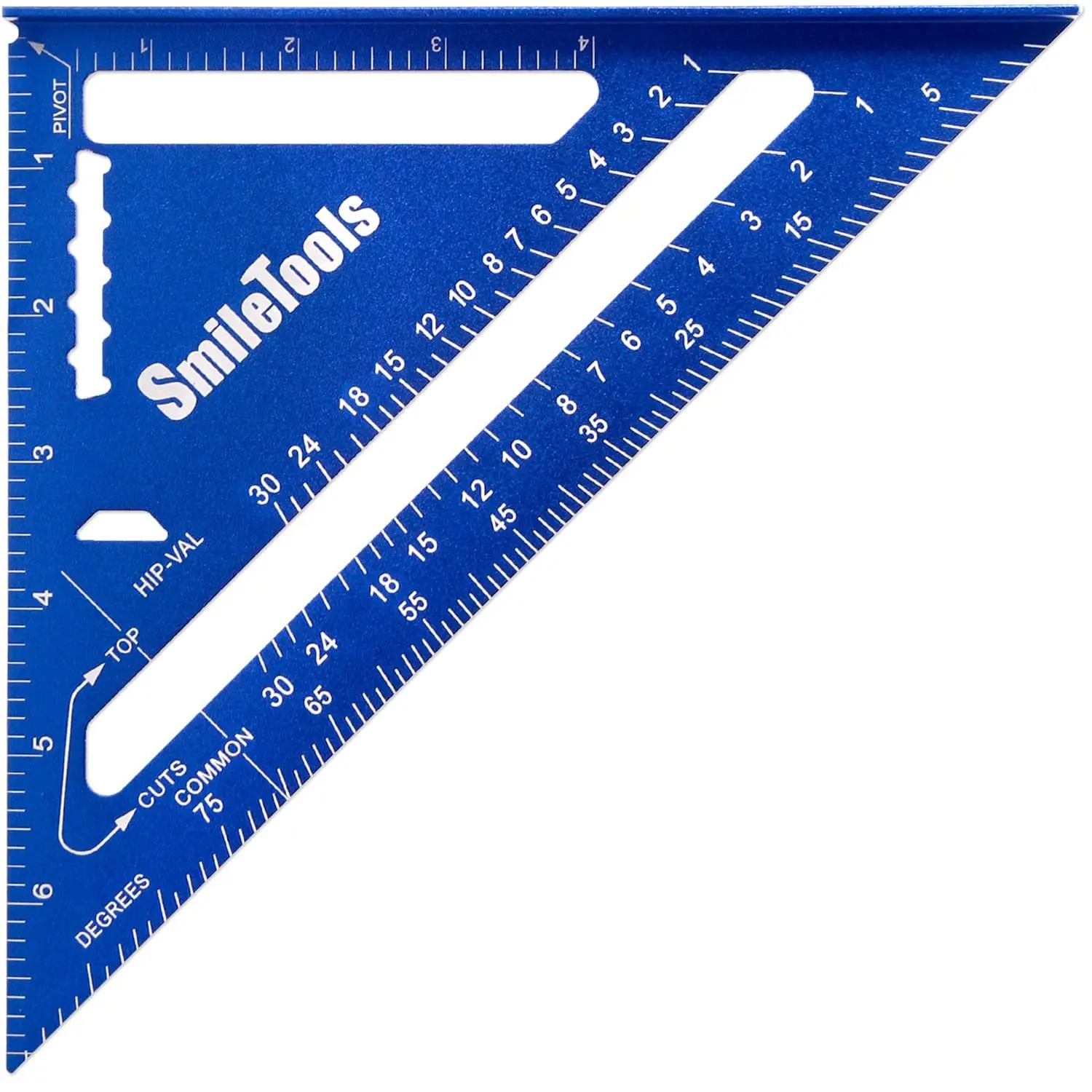 7-Inch Aluminum Alloy Lightweight Carpenter Square - Triangle Carpenter Tool for Woodworking Rafter Layout
