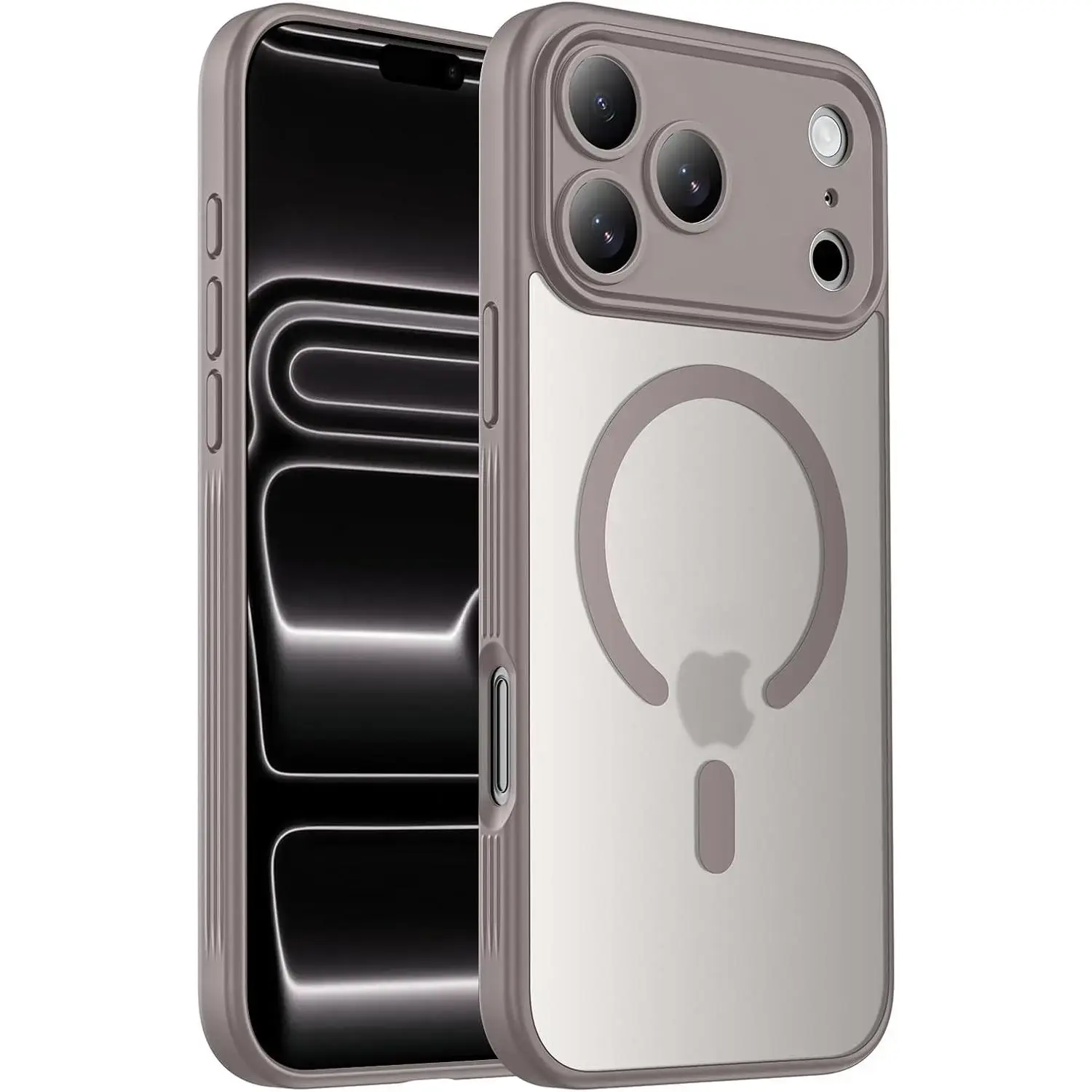 Phone cases for iPhone 17 Pro Max Case Compatible with MagSafe [Camera Protection] [15FT Military Drop Protection] Shockproof Translucent Matte Anti-Slip Phone Case for iphone 17 Pro Max- 6.9 Black