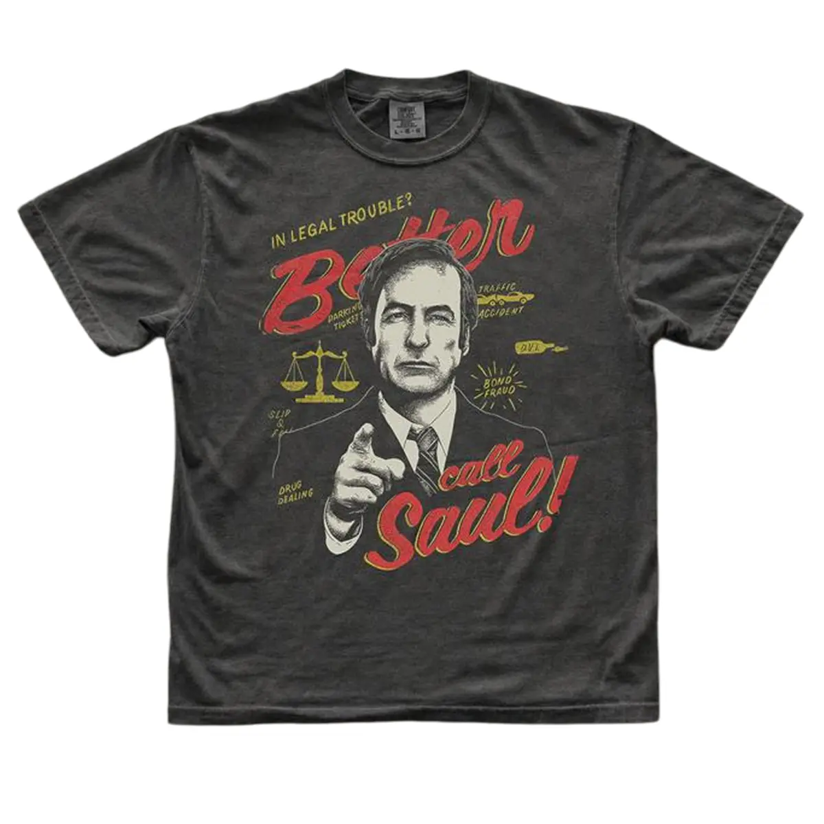 Better Call Sauul T-Shirt, Goodman Legal Trouble Graphic Tee, Vintage TV Series Shirt, Lawyer Humor Gift
