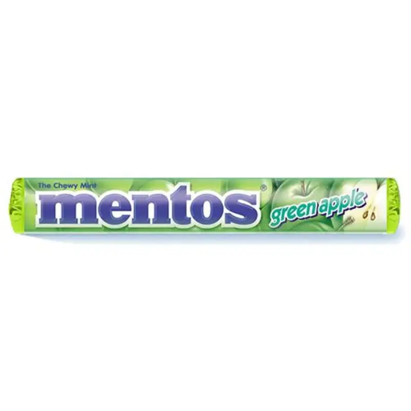 Sugar-Free Mentos Chewy Mints - 8-Pack Crisp Green Flavored Candy, 1.32oz Bulk Treats for Fresh Breath, Everyday Use for Friends, Family & All Ages
