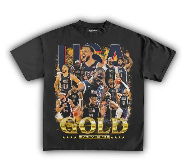 USA MEN'S BASKETBALL VINTAGE TEE